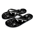 Astrology Sagittarius Sign Print Flip Flops