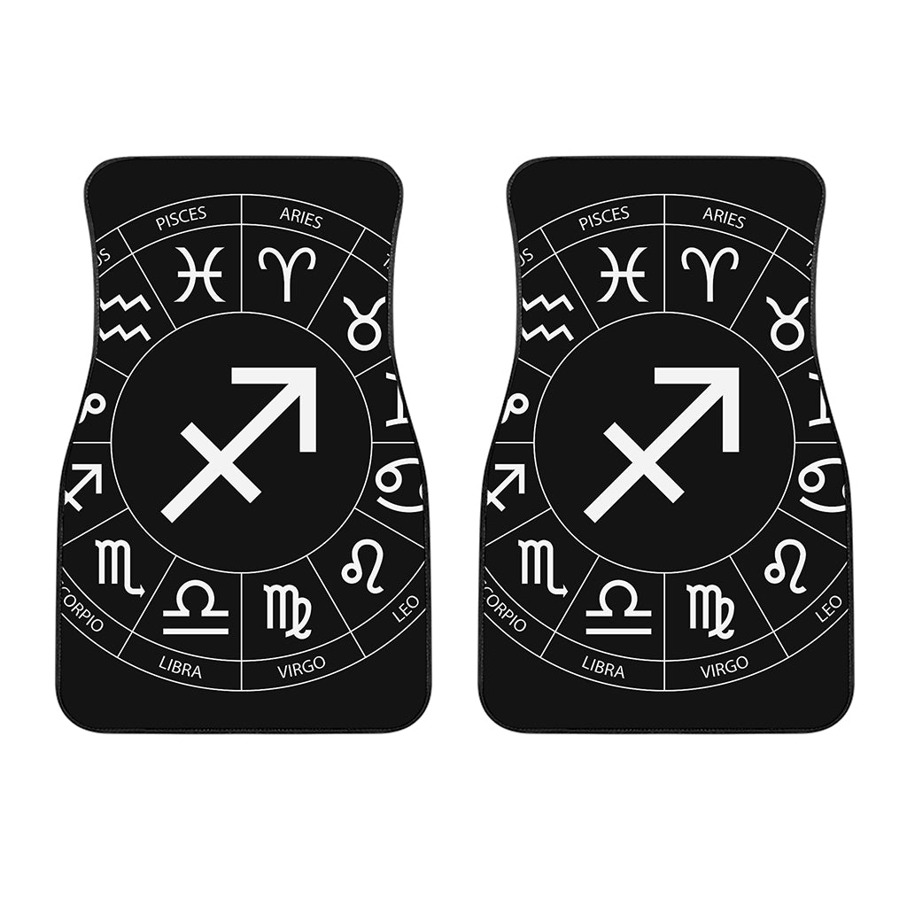 Astrology Sagittarius Sign Print Front Car Floor Mats