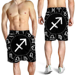 Astrology Sagittarius Sign Print Men's Shorts