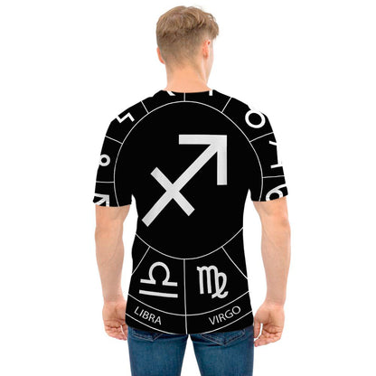 Astrology Sagittarius Sign Print Men's T-Shirt