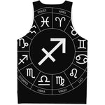Astrology Sagittarius Sign Print Men's Tank Top