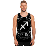 Astrology Sagittarius Sign Print Men's Tank Top
