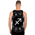 Astrology Sagittarius Sign Print Men's Tank Top