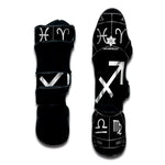 Astrology Sagittarius Sign Print Muay Thai Shin Guard