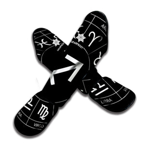 Astrology Sagittarius Sign Print Muay Thai Shin Guard