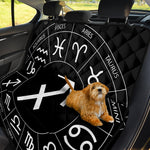 Astrology Sagittarius Sign Print Pet Car Back Seat Cover