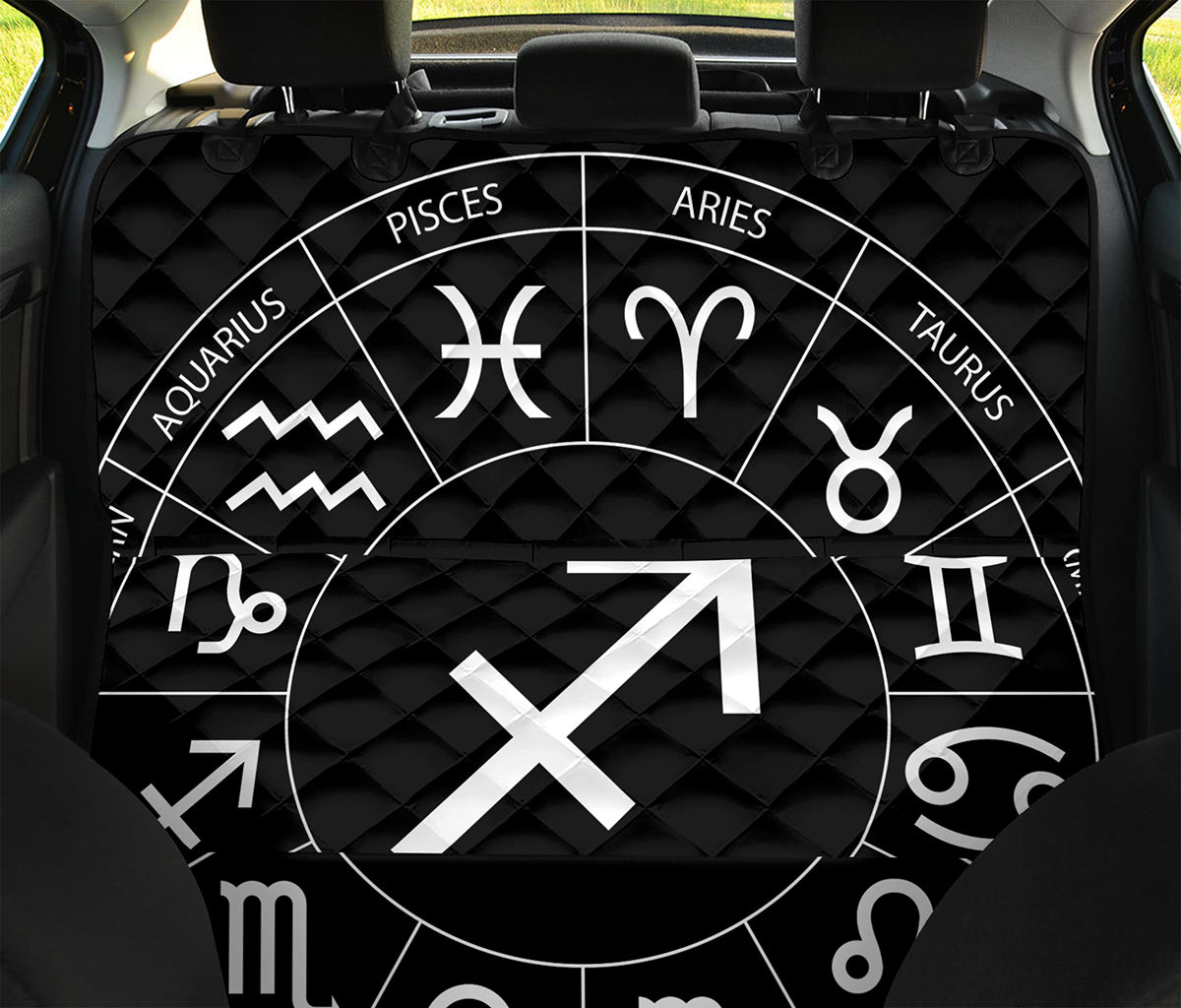 Astrology Sagittarius Sign Print Pet Car Back Seat Cover