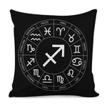Astrology Sagittarius Sign Print Pillow Cover