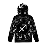Astrology Sagittarius Sign Print Pullover Hoodie