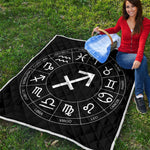 Astrology Sagittarius Sign Print Quilt