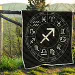 Astrology Sagittarius Sign Print Quilt
