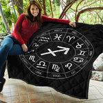 Astrology Sagittarius Sign Print Quilt
