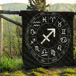 Astrology Sagittarius Sign Print Quilt