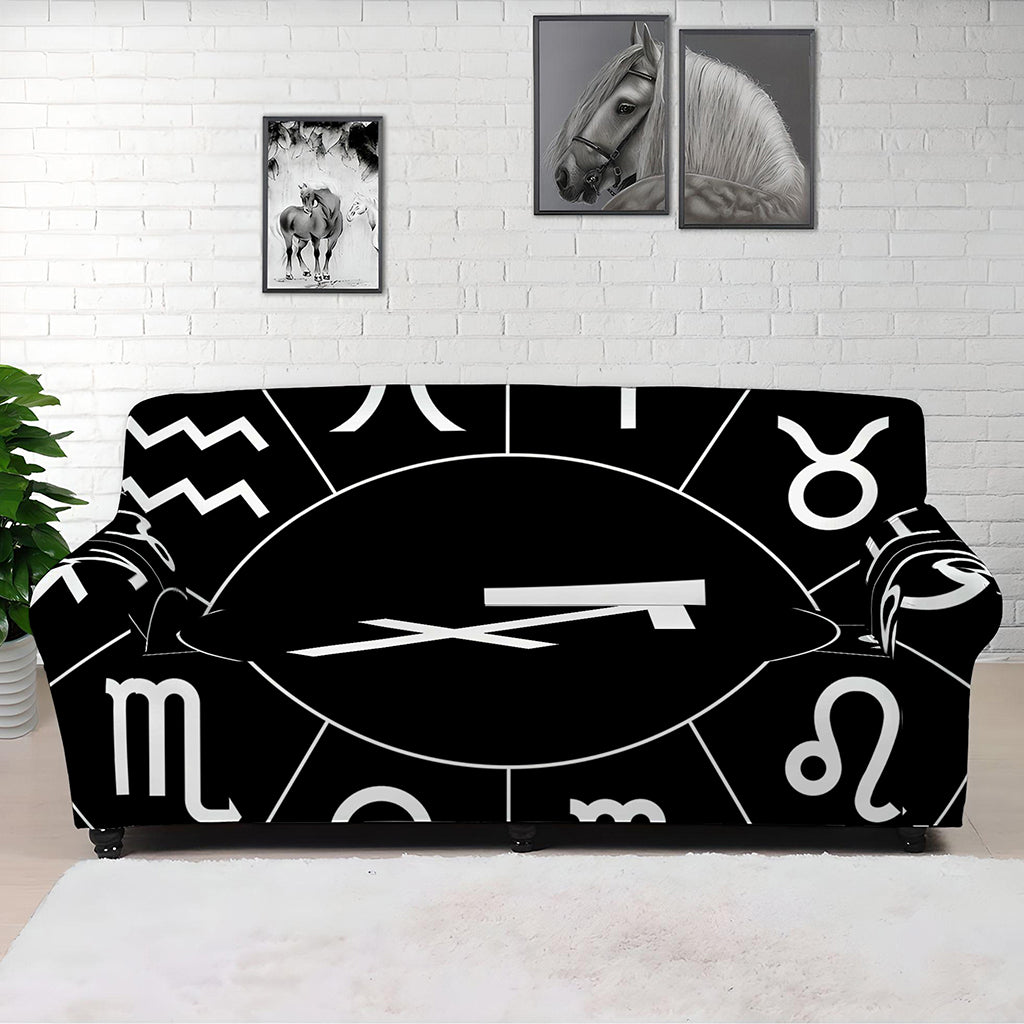 Astrology Sagittarius Sign Print Sofa Cover