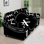 Astrology Sagittarius Sign Print Sofa Cover