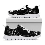 Astrology Sagittarius Sign Print White Sneakers