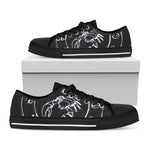 Astrology Scorpio Sign Print Black Low Top Shoes 