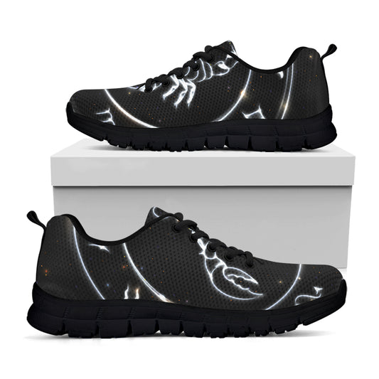 Astrology Scorpio Sign Print Black Sneakers