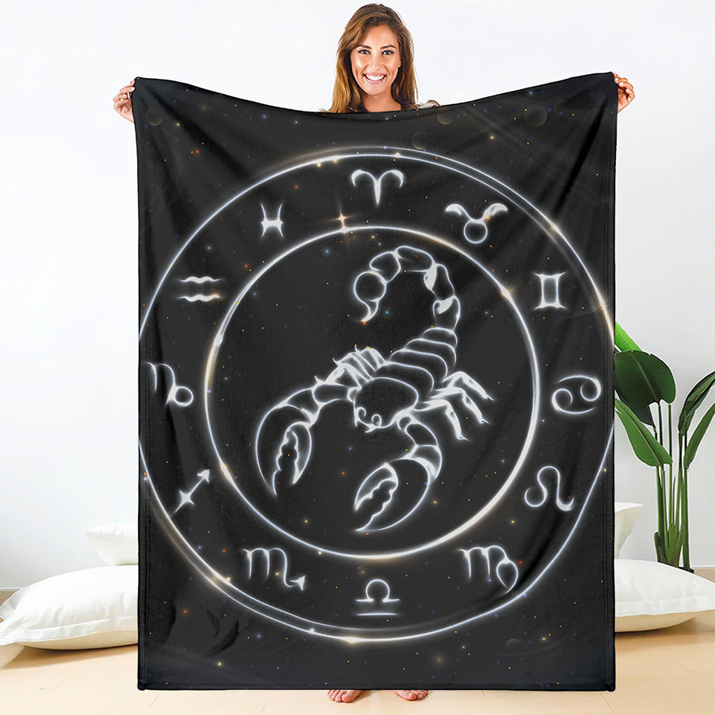 Astrology Scorpio Sign Print Blanket