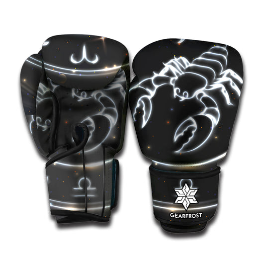 Astrology Scorpio Sign Print Boxing Gloves