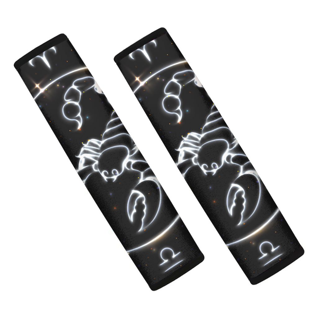 Astrology Scorpio Sign Print Car Seat Belt Covers