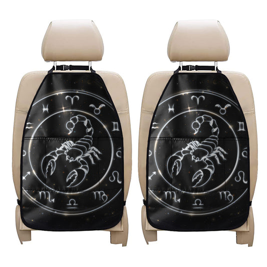 Astrology Scorpio Sign Print Car Seat Organizers