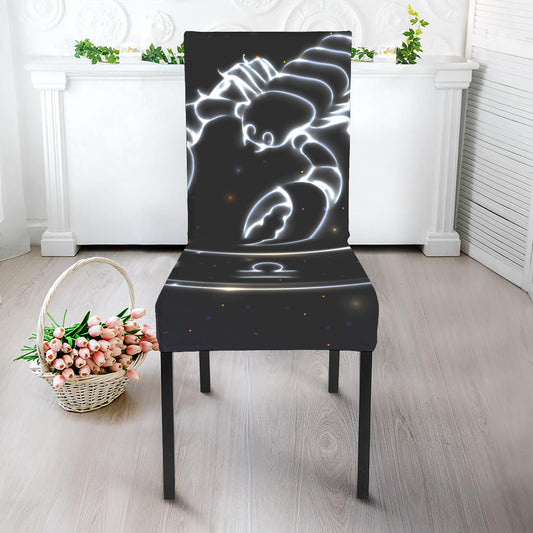 Astrology Scorpio Sign Print Dining Chair Slipcover
