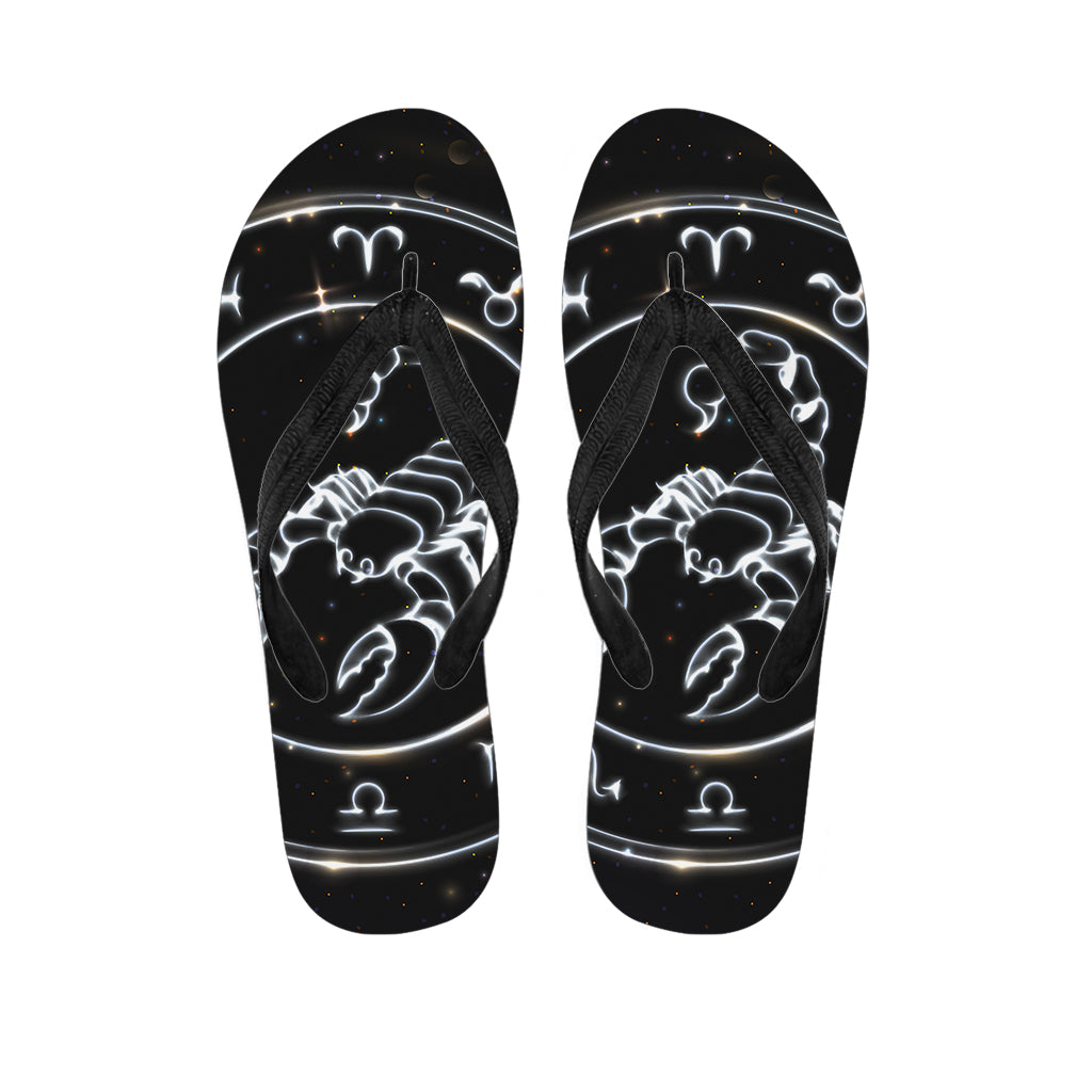 Astrology Scorpio Sign Print Flip Flops