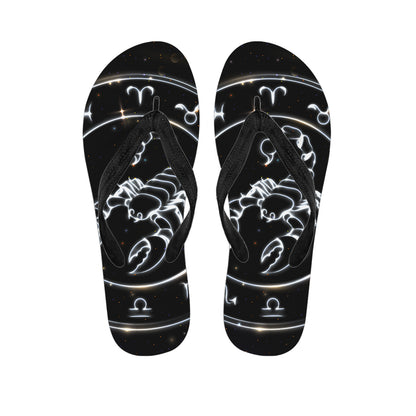 Astrology Scorpio Sign Print Flip Flops