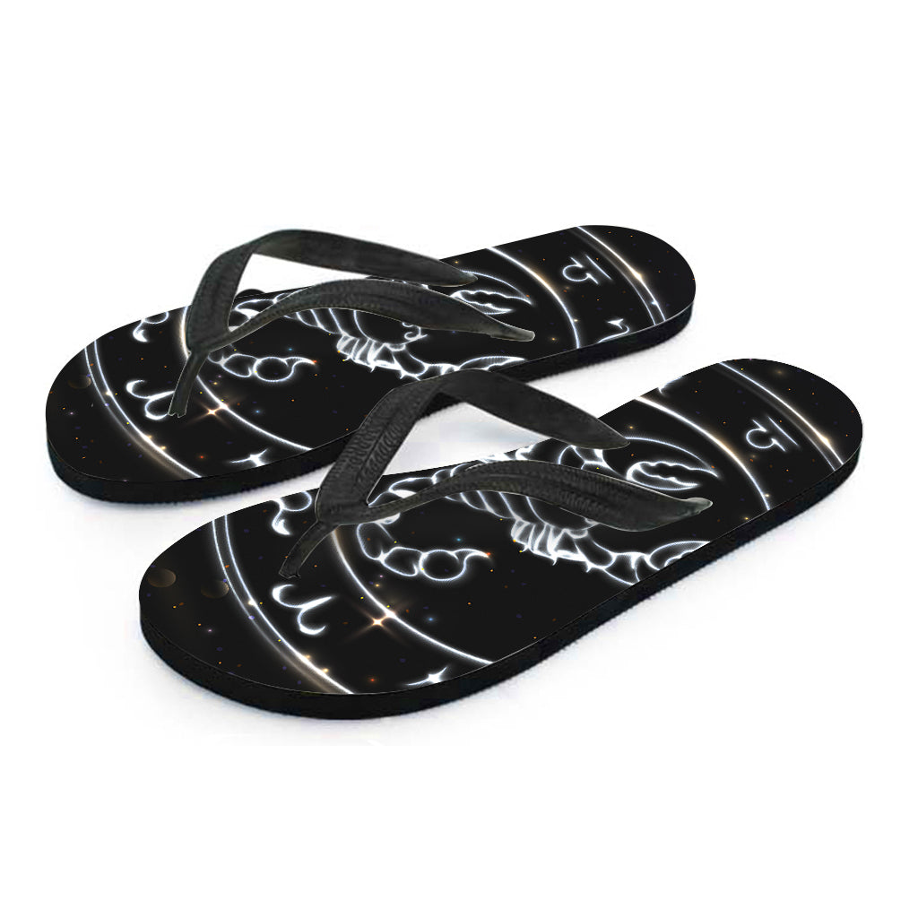 Astrology Scorpio Sign Print Flip Flops