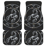Astrology Scorpio Sign Print Front and Back Car Floor Mats