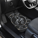 Astrology Scorpio Sign Print Front and Back Car Floor Mats