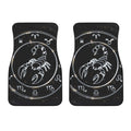 Astrology Scorpio Sign Print Front Car Floor Mats