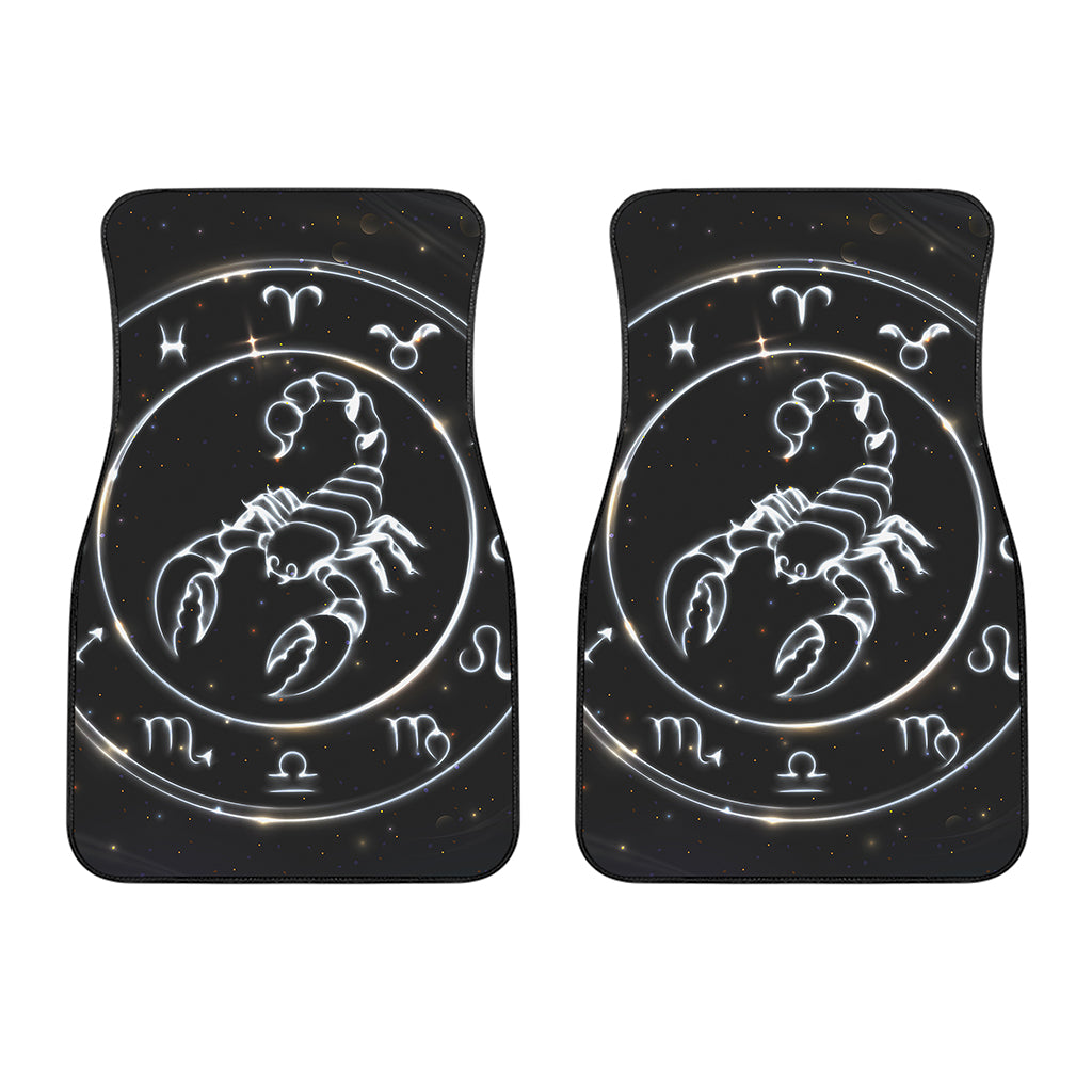 Astrology Scorpio Sign Print Front Car Floor Mats