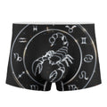 Astrology Scorpio Sign Print Men's Boxer Briefs