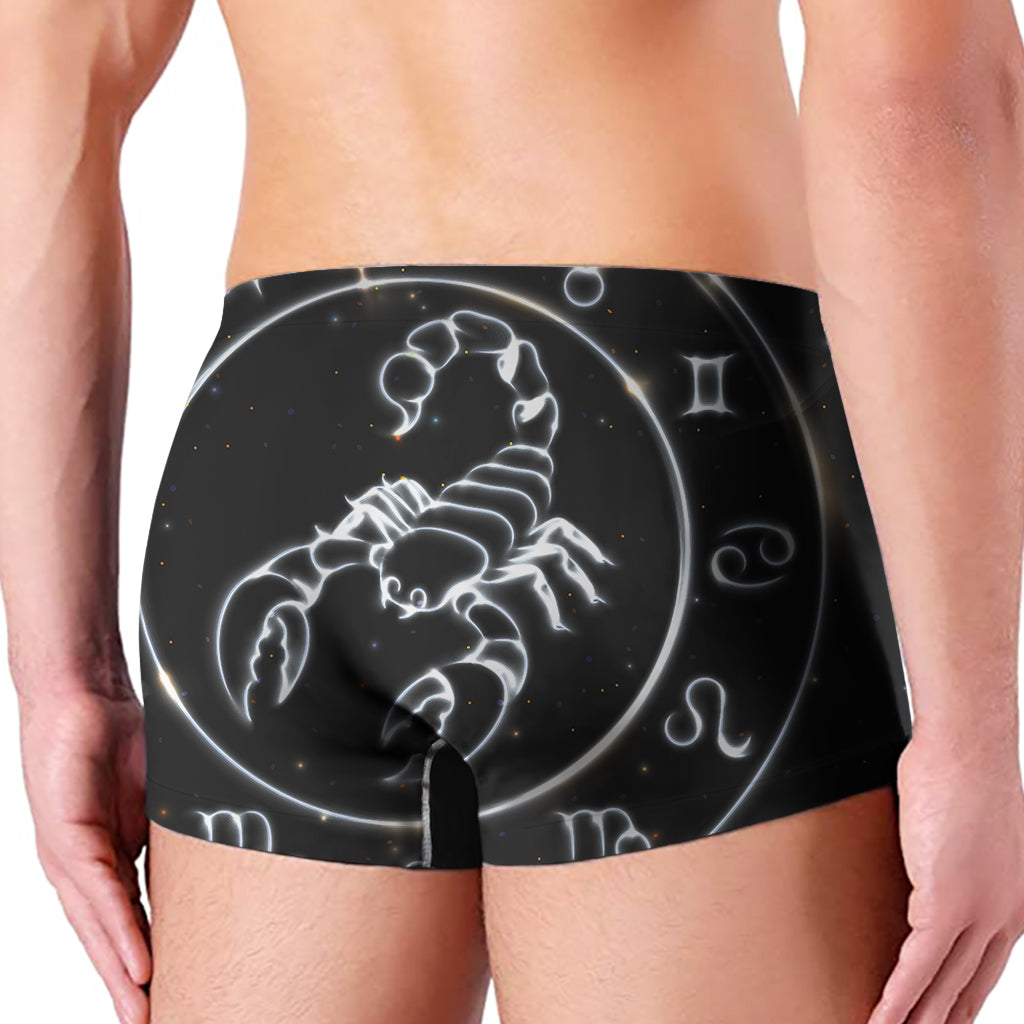 Astrology Scorpio Sign Print Men's Boxer Briefs