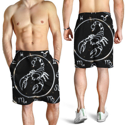 Astrology Scorpio Sign Print Men's Shorts