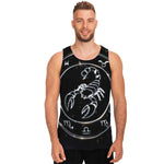 Astrology Scorpio Sign Print Men's Tank Top