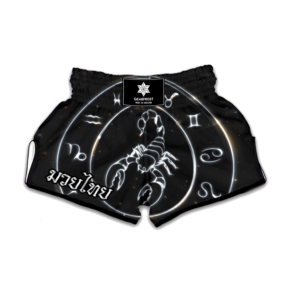 Astrology Scorpio Sign Print Muay Thai Boxing Shorts