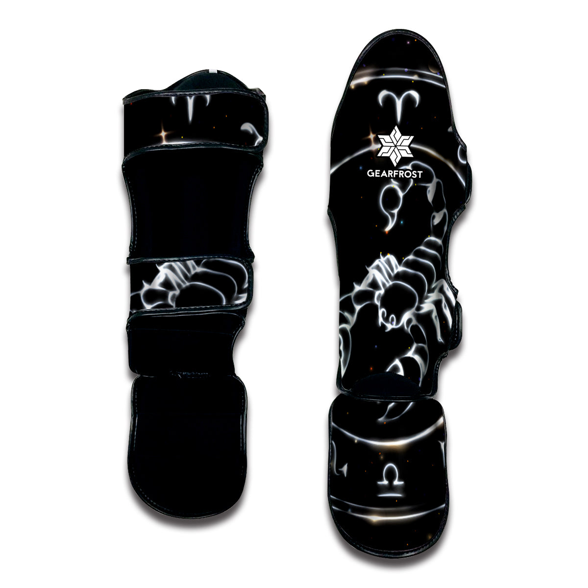 Astrology Scorpio Sign Print Muay Thai Shin Guard