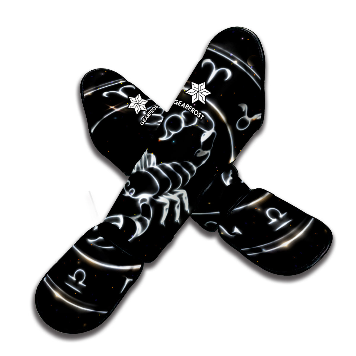 Astrology Scorpio Sign Print Muay Thai Shin Guard