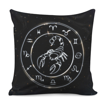 Astrology Scorpio Sign Print Pillow Cover