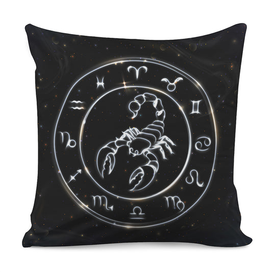 Astrology Scorpio Sign Print Pillow Cover