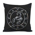 Astrology Scorpio Sign Print Pillow Cover