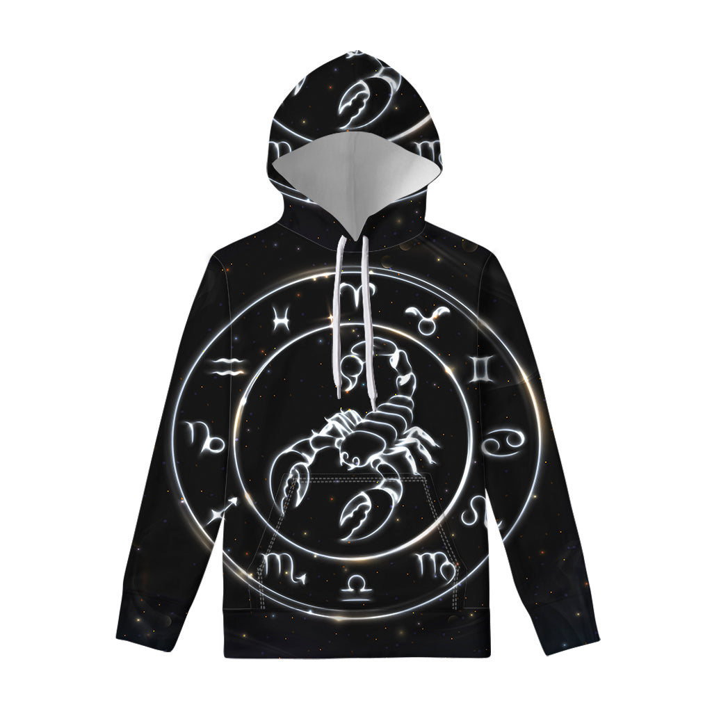 Astrology Scorpio Sign Print Pullover Hoodie