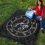 Astrology Scorpio Sign Print Quilt