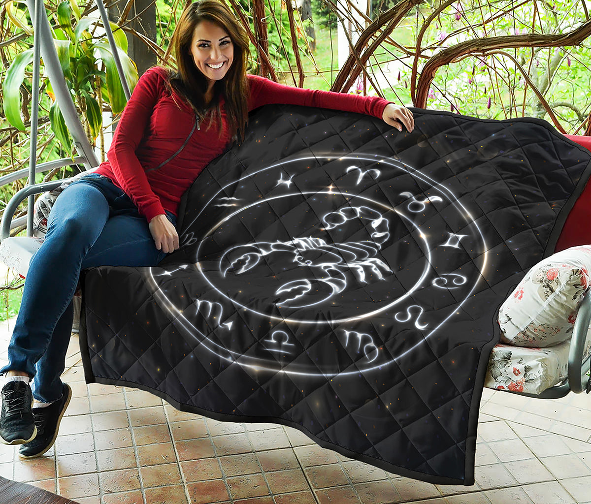 Astrology Scorpio Sign Print Quilt