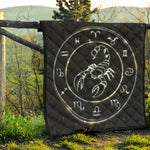 Astrology Scorpio Sign Print Quilt