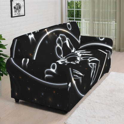 Astrology Scorpio Sign Print Sofa Cover
