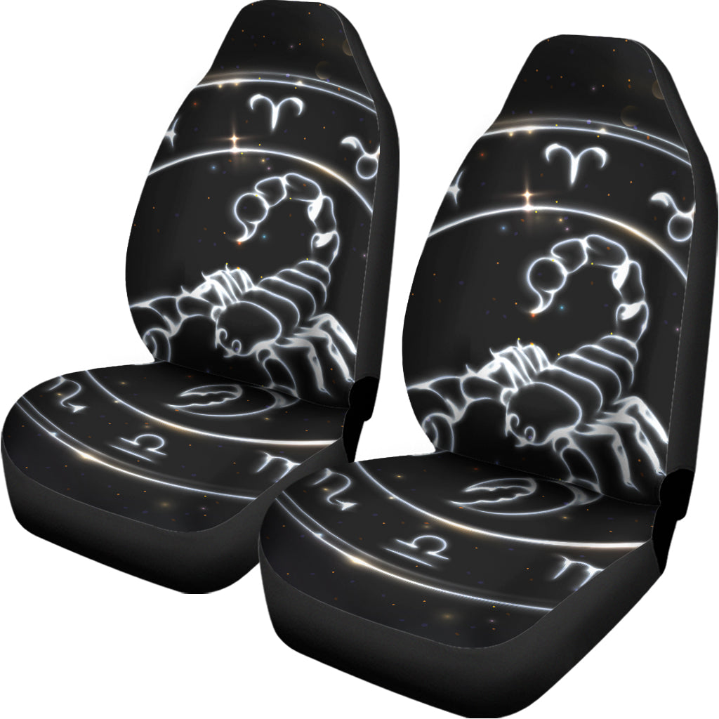 Astrology Scorpio Sign Print Universal Fit Car Seat Covers